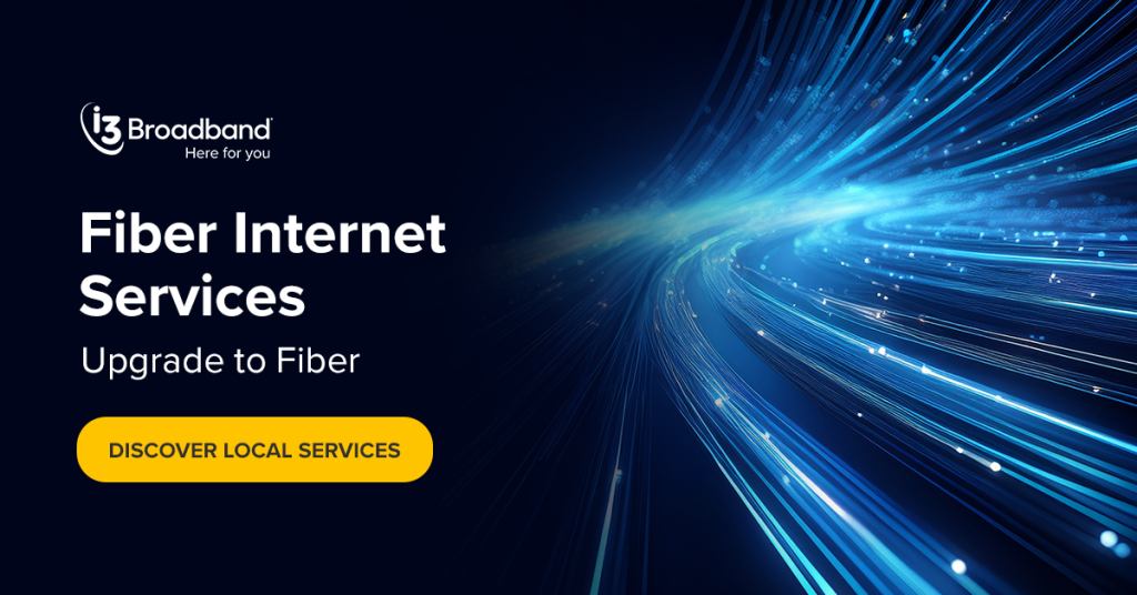 call to action graphic to upgrade to fiber internet services with i3 Broadband